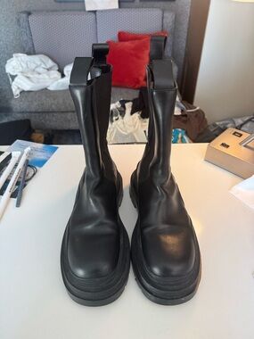 Bottega Veneta Black Tire Boots